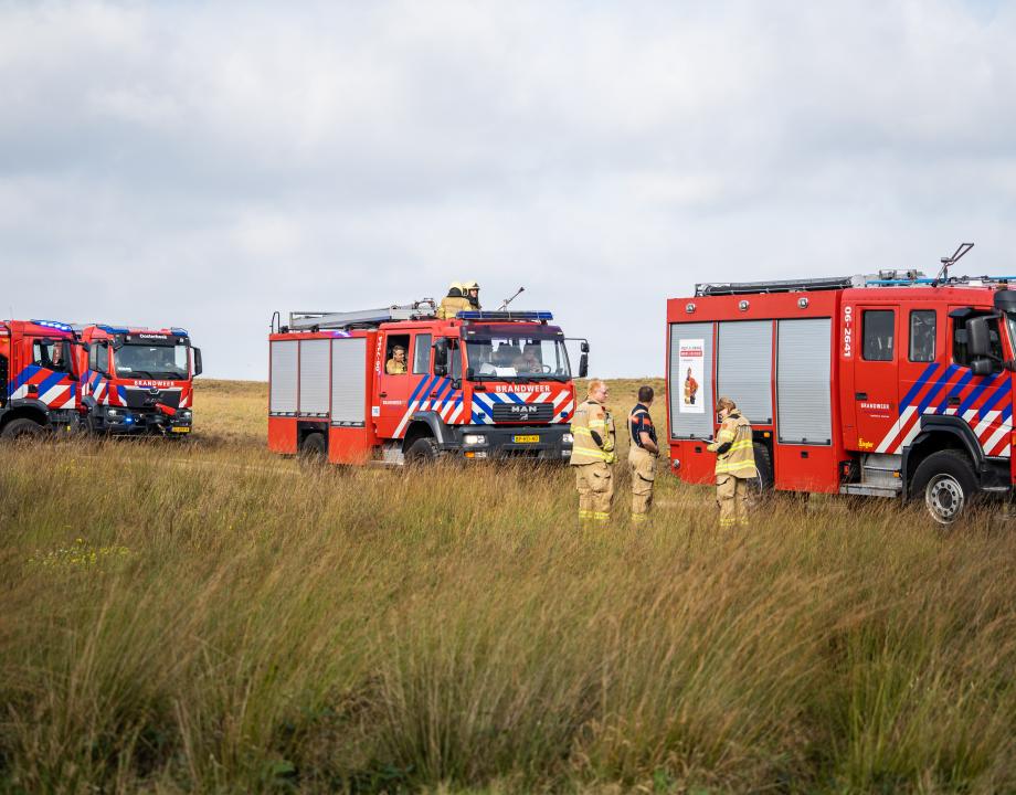 Natuurbrandoefening VGGM